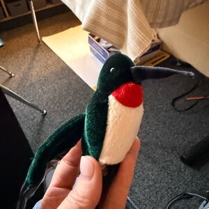 Colorful Plush Hummingbird Toy for Kids